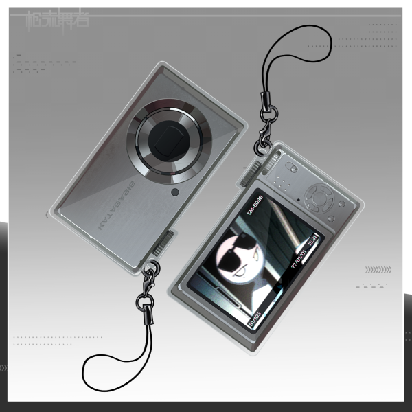 CF:BR Camera Epoxy Acrylic Keychain