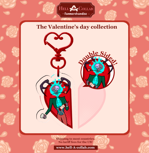 Hazbin Hotel Valentinesday - Date Night Collaboration Maestro Helluva Boss Clear Acrylic Keychains