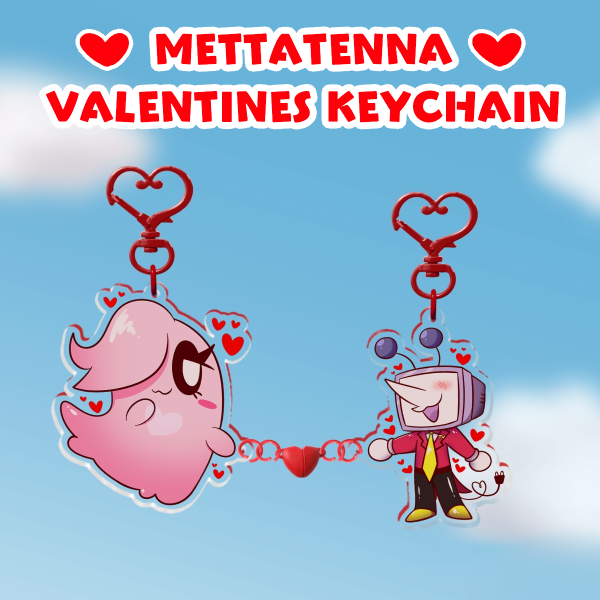 MettaTenna Valentines Day 2026 Keychain
