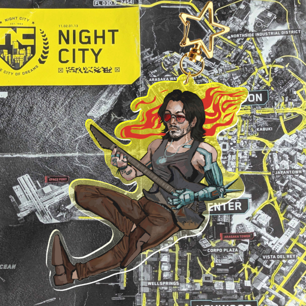 Johnny Silverhand - Keychain