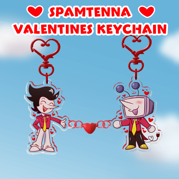 Spamtenna Valentines Day 2026 Keychain