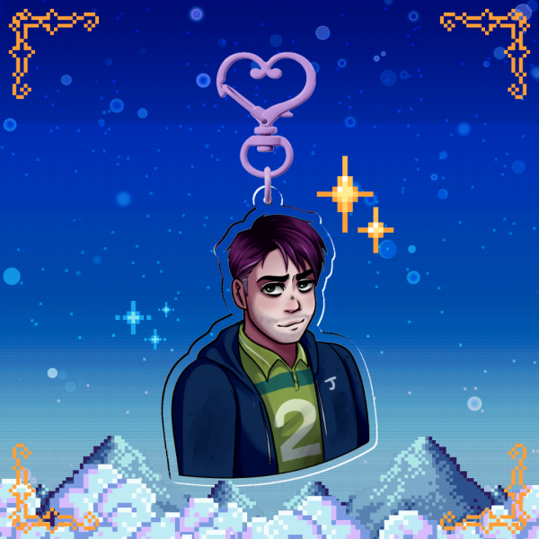 Shane - Stardew Valley - Clear Acrylic Keychain
