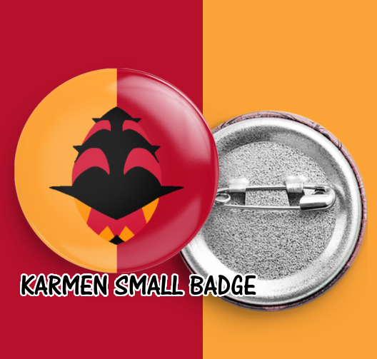 Round Karmen Badge