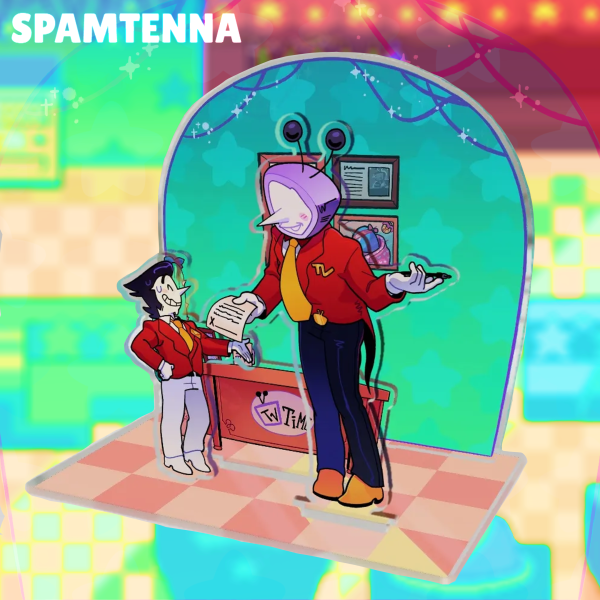 Spamtenna Contract Triple Insert Standee