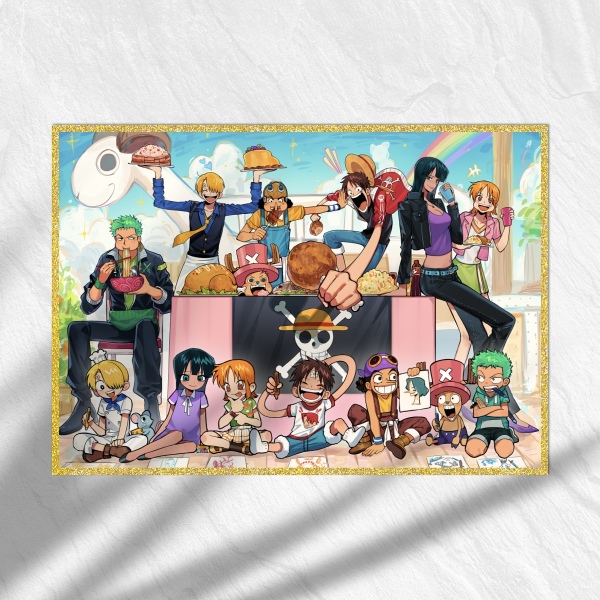 StrawHat Buffet Art Board A5