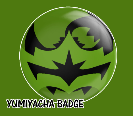 Round Yumiyacha Badge