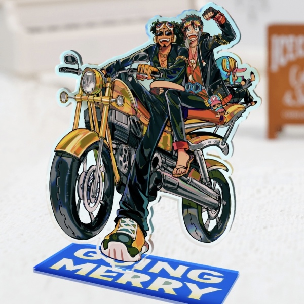 Usopp Luffy Chopper Bike Acrylic Standee (15CM)