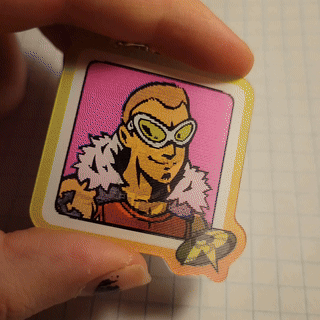 Tim Robin Mr.Sarcastic Lenticular Keychain