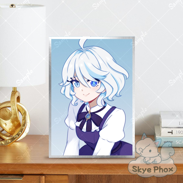 Furina de Fontaine | Art Board with Silver-Edges - 4.1"x5.83 "(105x148mm)