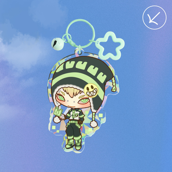 NOIZ DMMD DRAMATICAL MURDER Broken Glass Acrylic Keychains