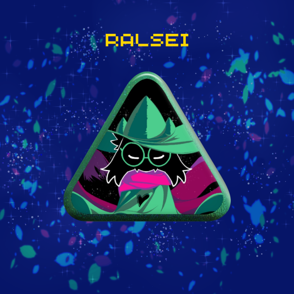 Ralsei Triangle Badge