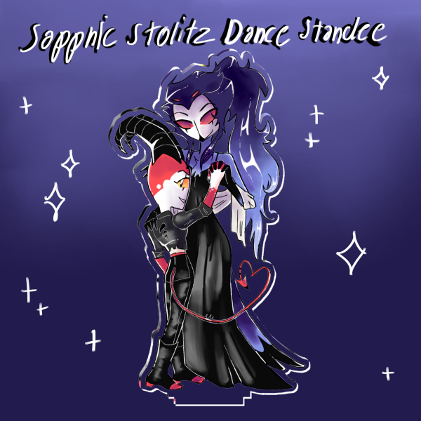 Sapphic Stolitz Dance Standee