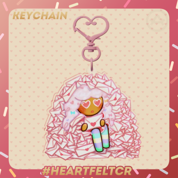 [Cotton Candy cookie] Clear Acrylic Keychain