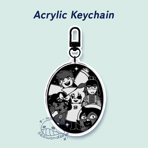 In Stars and Time Keychain