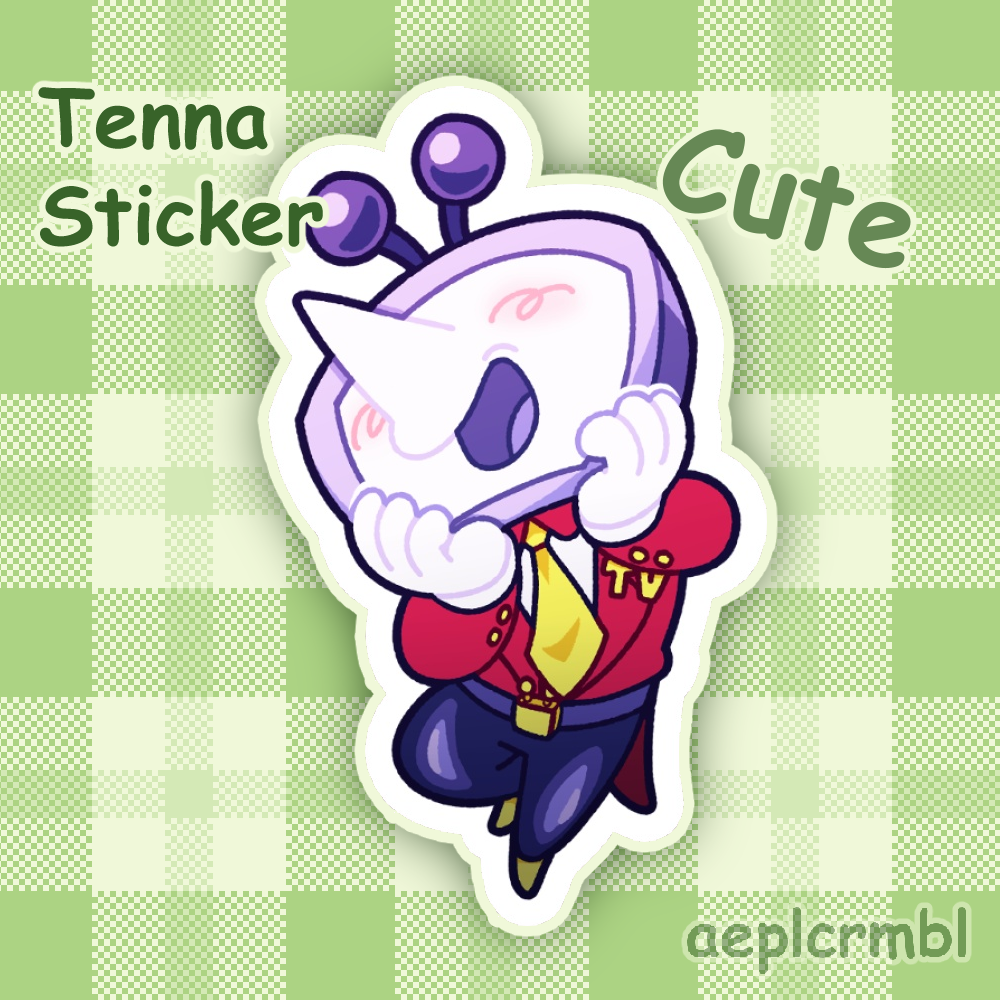 Cute Tenna Sticker