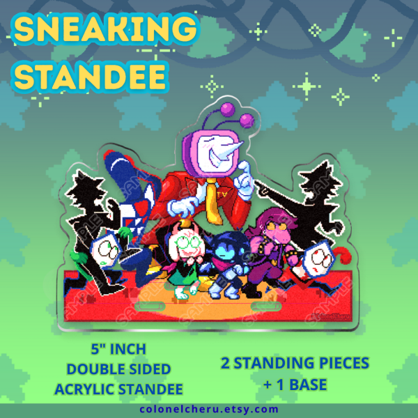 TV Time Sneaking Standee