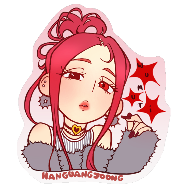 XLOV Wumuti Rizz Clear Sticker