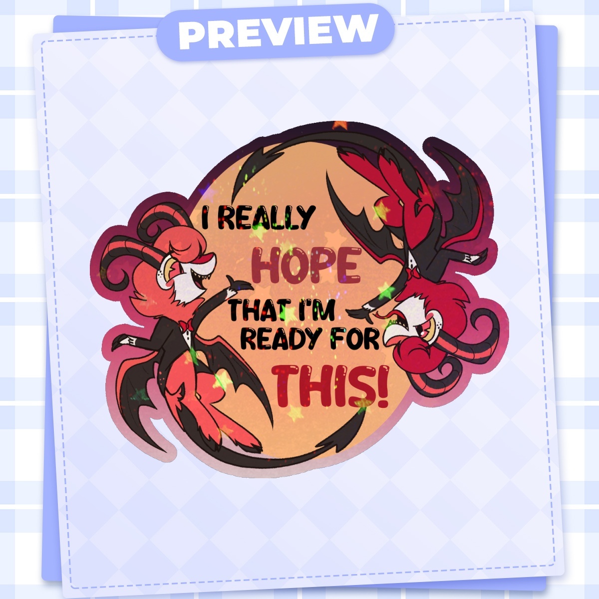 Hazbin Hotel: Razzle & Dazzle Stickers