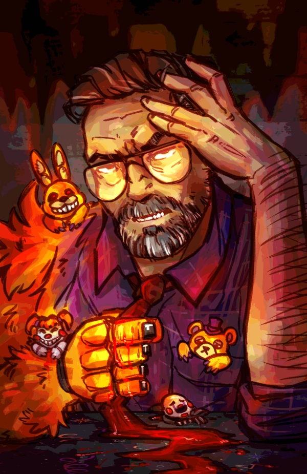 Fnaf William Afton A4 Print