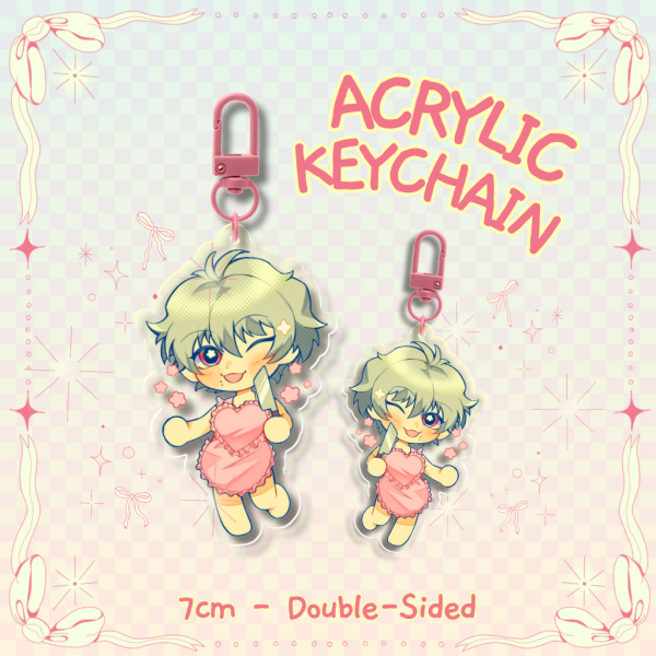 [DMMD] Clear Lovely Apron Keychain ˖ ࣪⊹