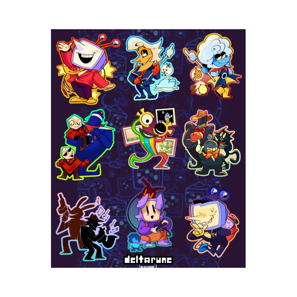 Stickers sheet ch3 deltarune