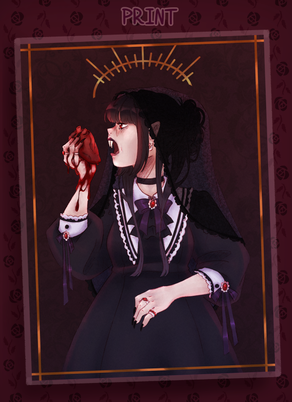 Vampires human heart