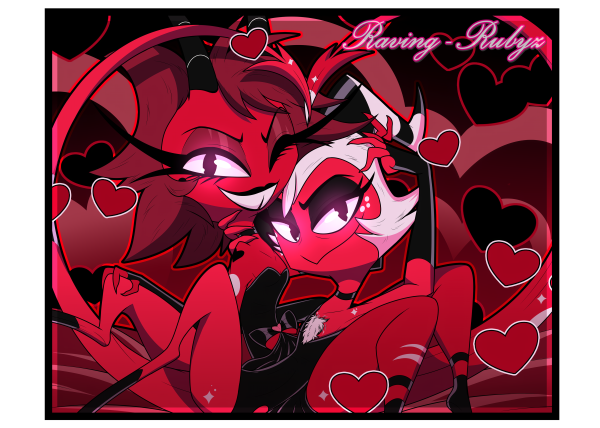 Valentine's Moxxie X Millie Poster (2024 Style)