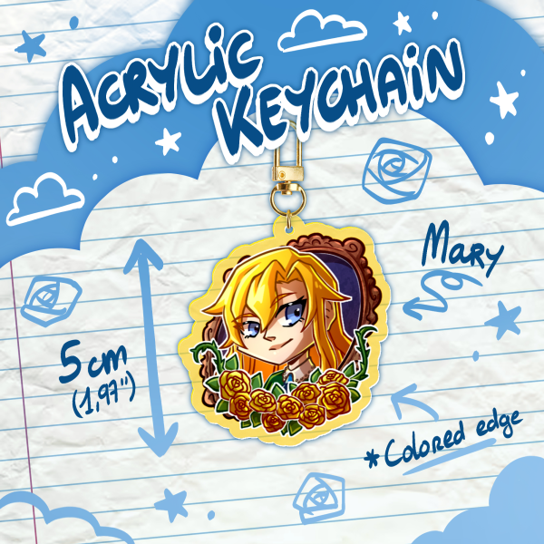 Mary - Ib Acrylic Keychain
