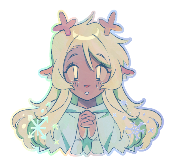 Noelle Holo Foil Sticker