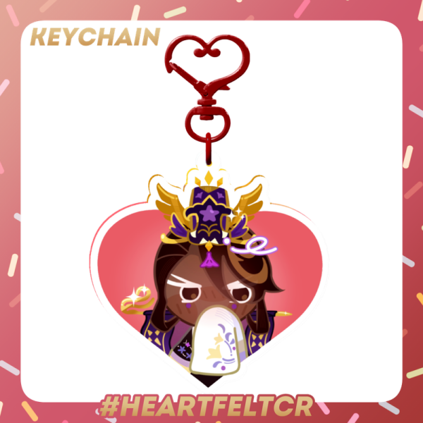 [Caramel Arrow Cookie] Clear Acrylic Keychain