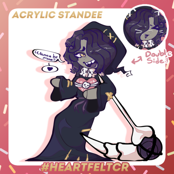 [CRK] #HeartfeltCR Collab Licorish Cookie Clear Acrylic Standee