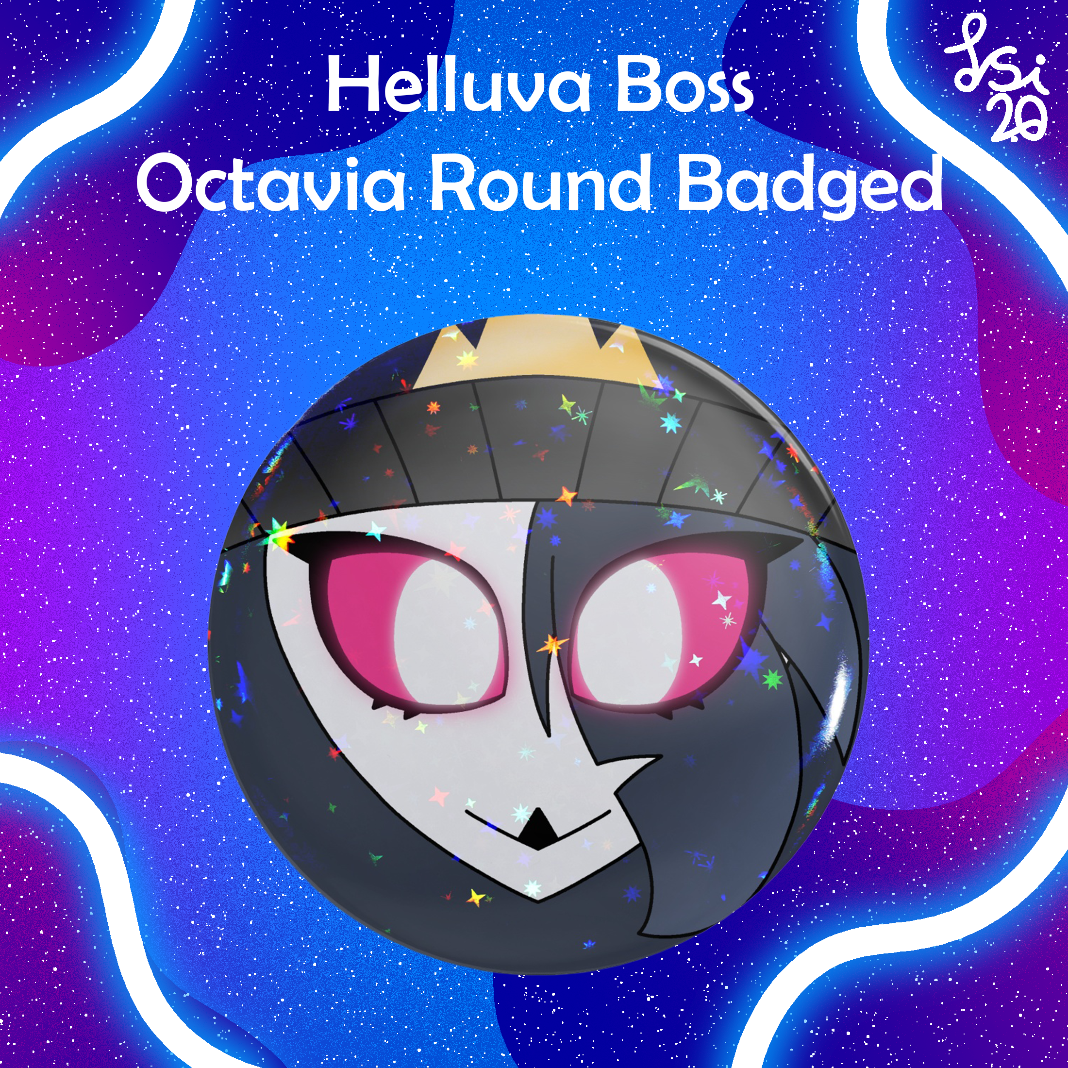 HB Octavia Round Badge