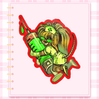 [ OC ] Fluor Syringe Sticker