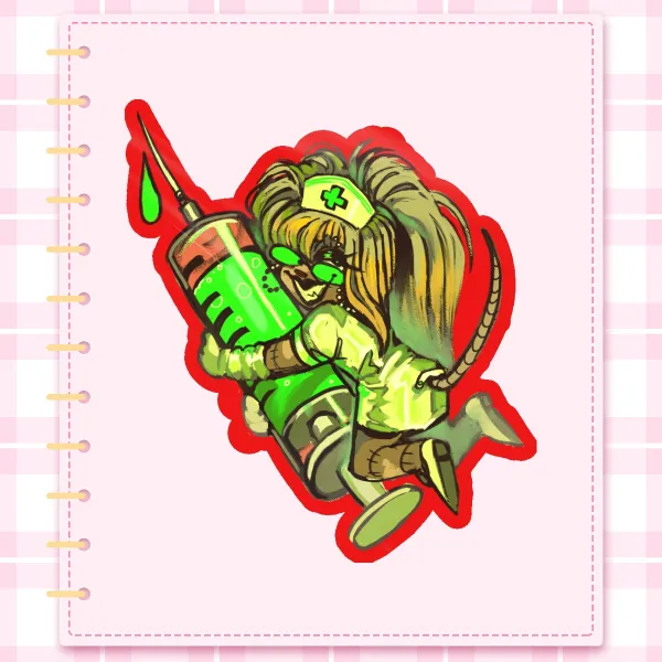 [ OC ] Fluor Syringe Sticker