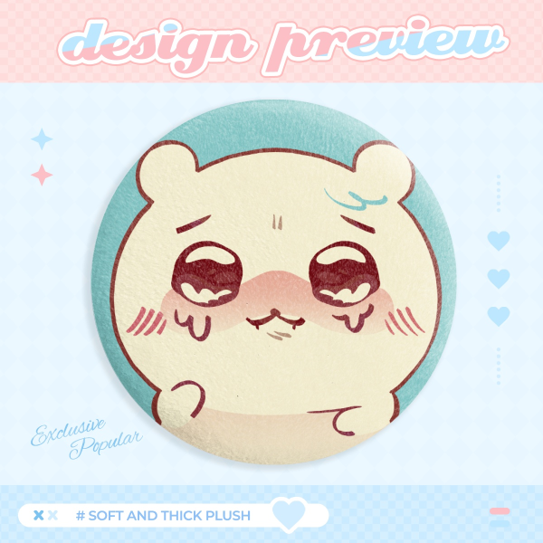 Chiikawa Plush Badge