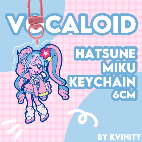 Vocaloid - Hatsune Miku x Fairy Pokemon Keychain