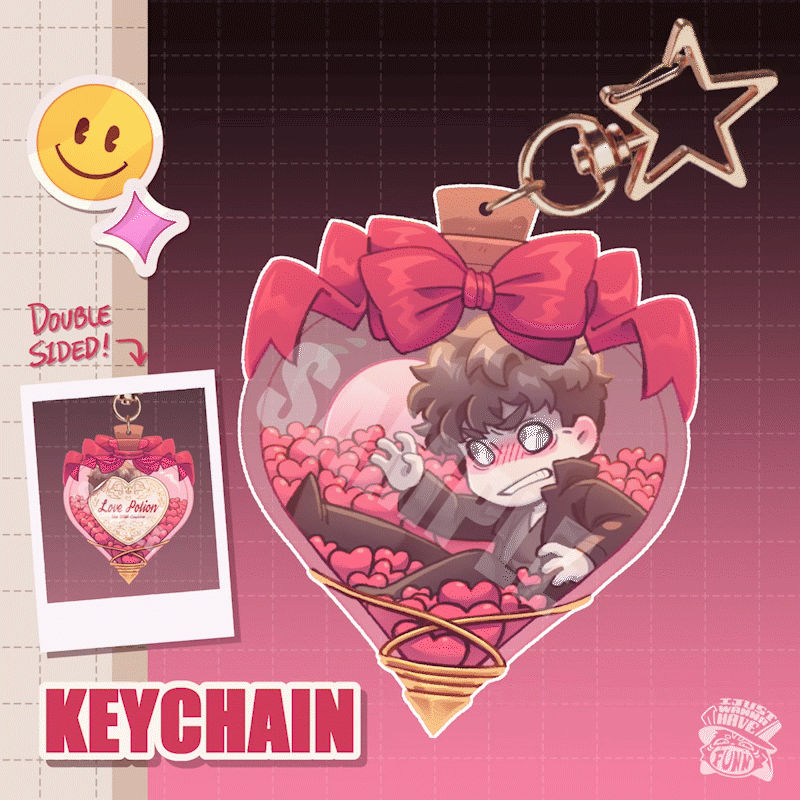 Love Potion Wendell ✦ Full Bleed Acrylic Keychain