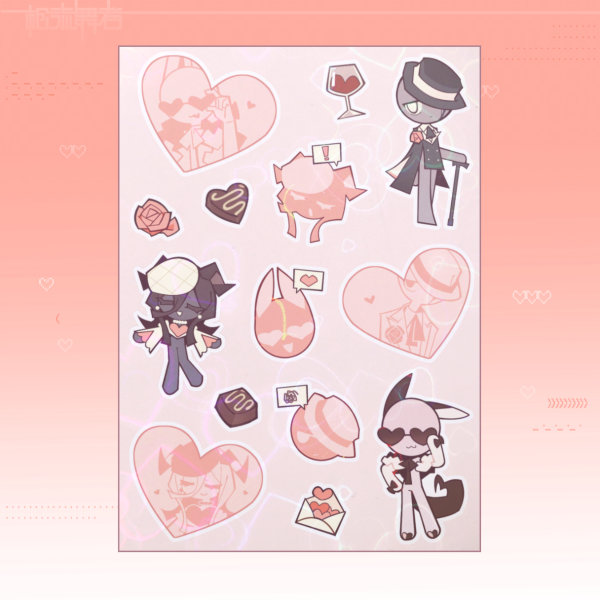 CF:BR Valentines stickers