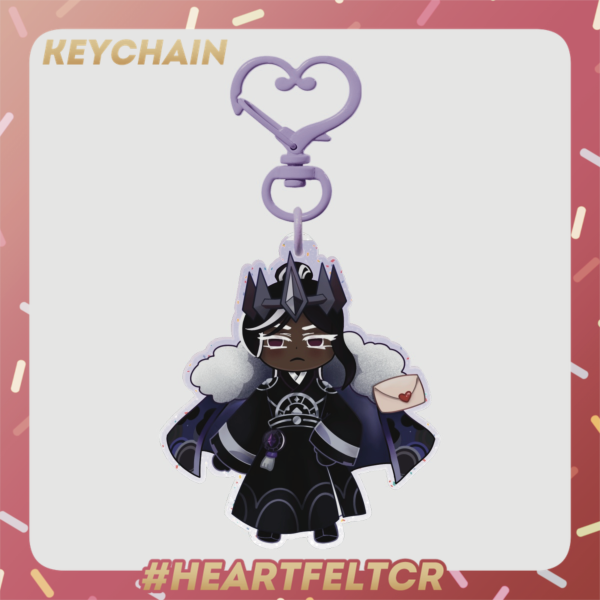 Dark Cacao Cookie Keychain