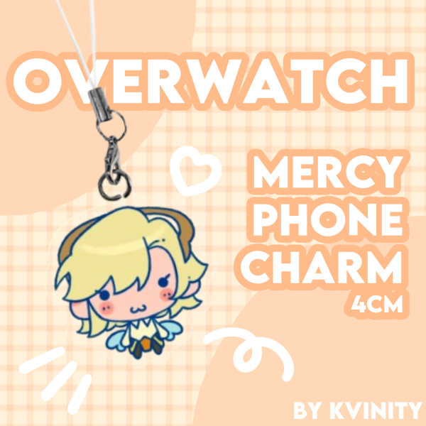 Overwatch - Mercy Phone Charm