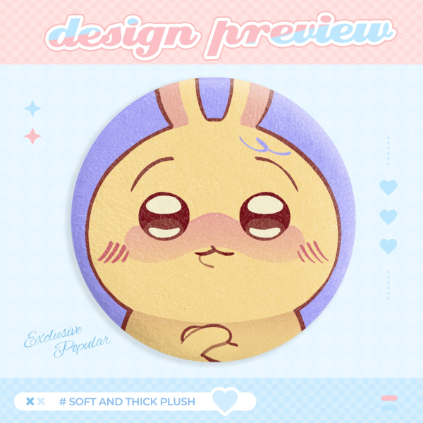 Usagi Plush Badge