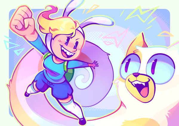 Fionna and Cake Print