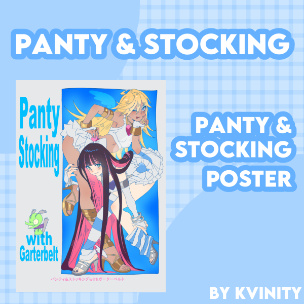 Panty and Stocking with Garterbelt - A4 Poster