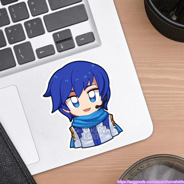 Kaito (half-chibi) sticker