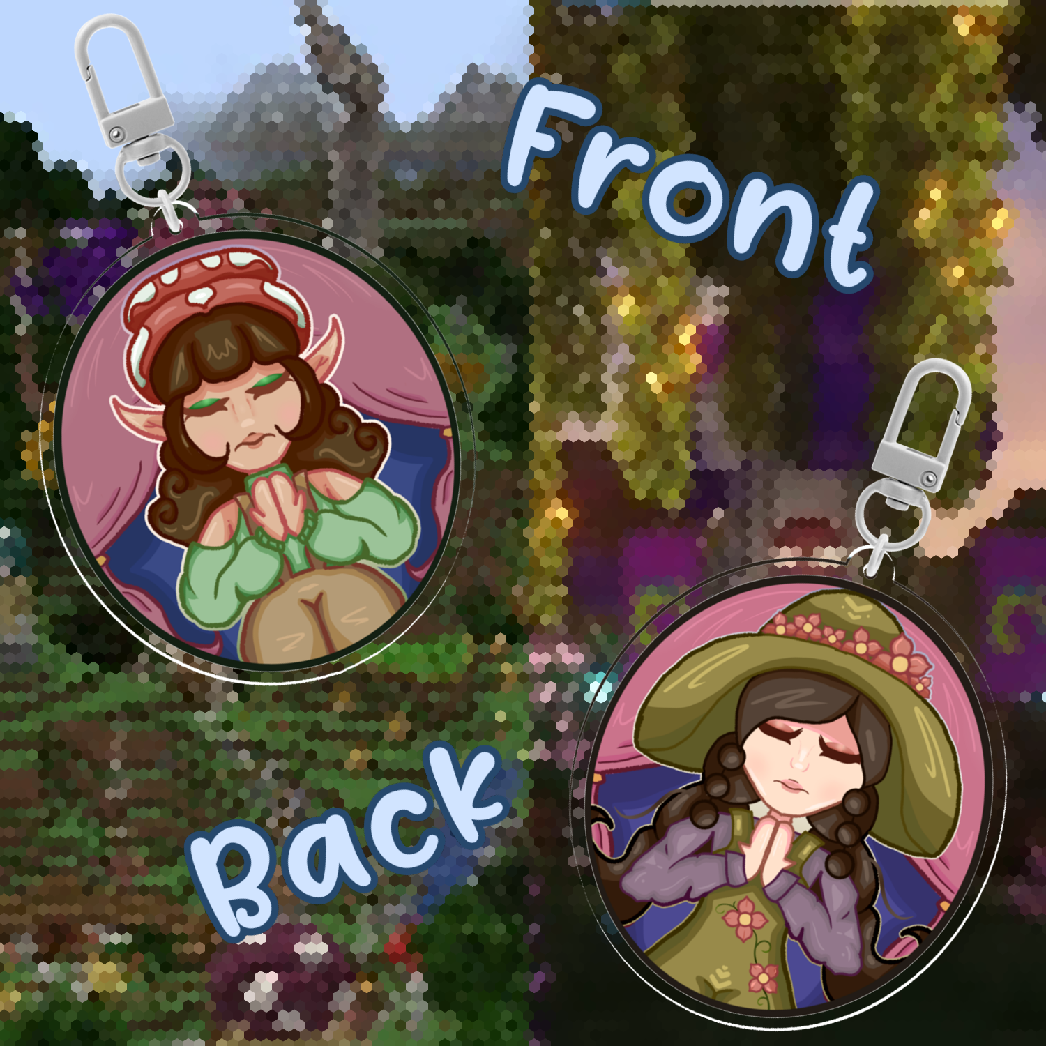 Double Sided Empires Shubble Keychain