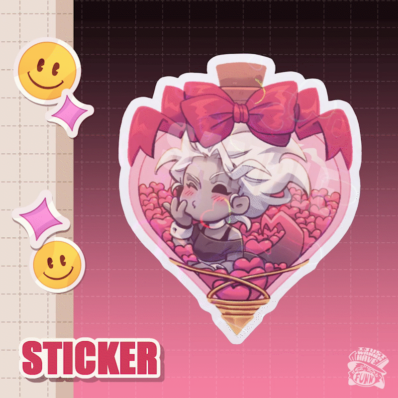 Love Potion Daisy ✦ Die Cut Sticker