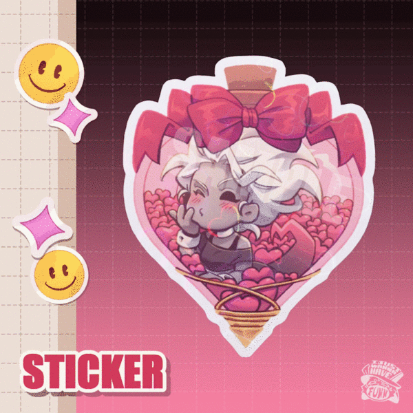 Love Potion Daisy ✦ Die Cut Sticker