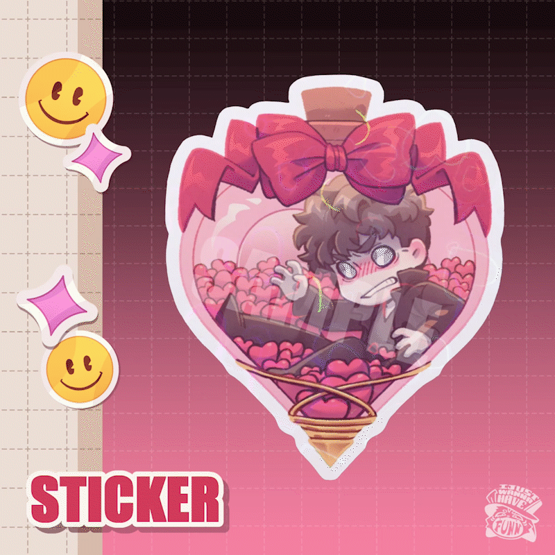 Love Potion Wendell ✦ Die Cut Sticker