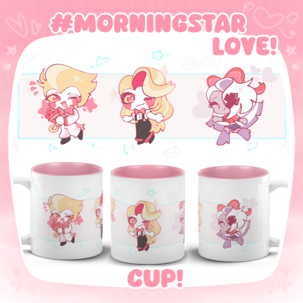 Lucifer Charlie and Vaggie Mug >Hazbin Hotel Morning Star Collection! Mug