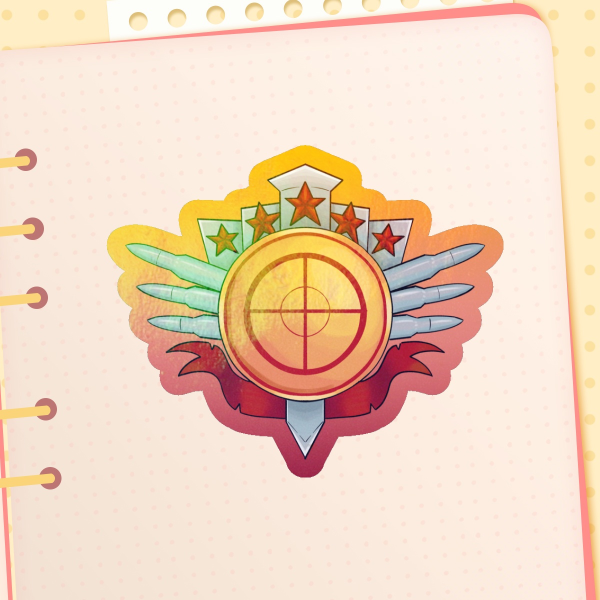 Tf2 Sniper Badge Sticker